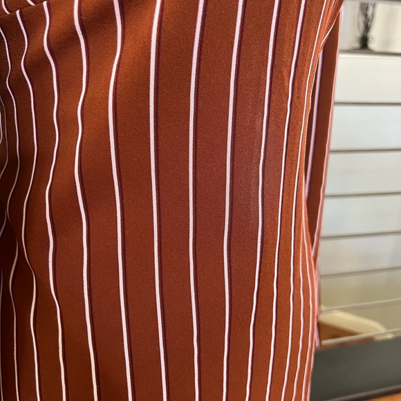 Privacy Please Curtis Mini Dress in Tan Stripe - Picture 6 of 15